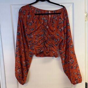 Free People Final Rose Blouse